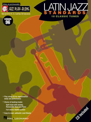 Hal Leonard - Latin Jazz Standards: Jazz Play-Along Volume 96 - Book/CD