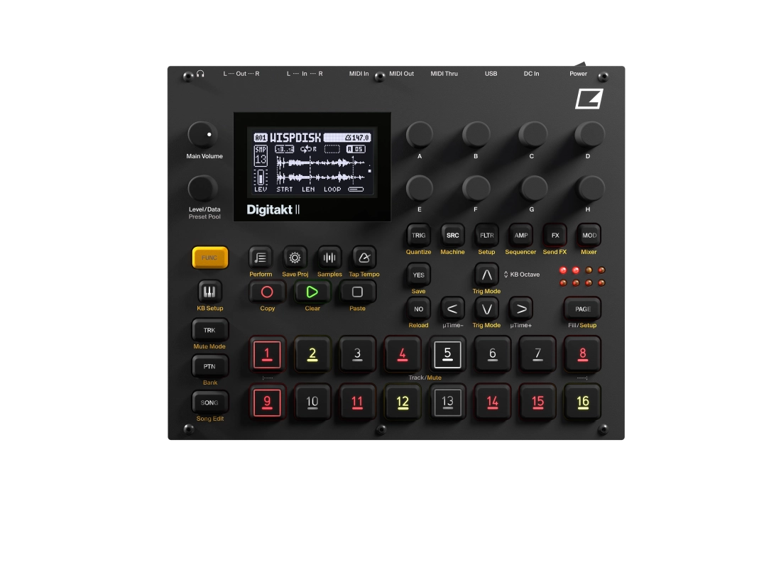 Digitakt II Digital Drum and Stereo Sampler