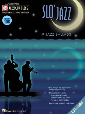 Slo\' Jazz: Jazz Play-Along Volume 106 - Book/CD