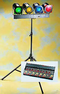 Light-Pro Dimmer Bar with Four 300-Watt Par56 Cans