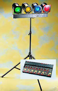 Yorkville Sound - Light-Pro Dimmer Bar with Four 300-Watt Par56 Cans