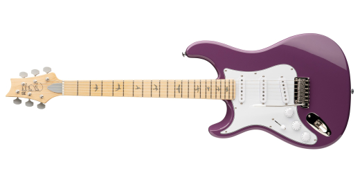John Mayer Silver Sky SE Maple Electric Guitar with Gigbag, Left-Handed - Summit Purple
