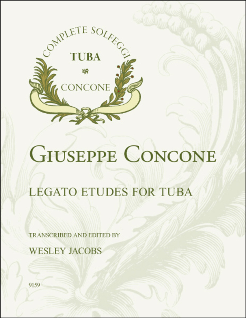 Concone Solfeggi: Legato Etudes for Tuba - Concone/Jacobs - Tuba - Book