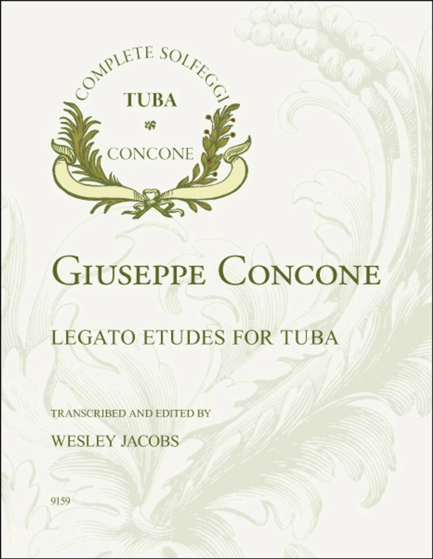 Concone Solfeggi: Legato Etudes for Tuba - Concone/Jacobs - Tuba - Book