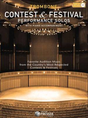 Contest and Festival Performance Solos - Trombone/Piano - Book/CD
