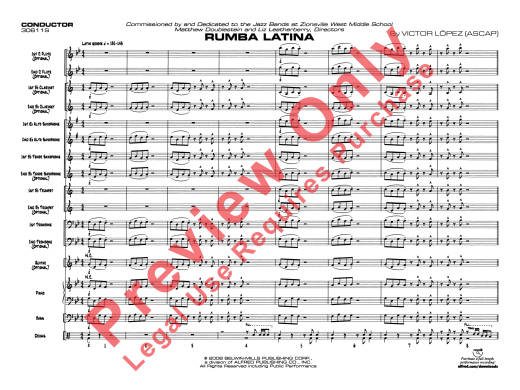 Rumba Latina - Lopez - Jazz Ensemble - Gr. 1