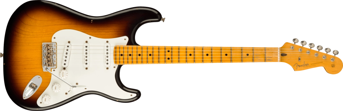 Eric Clapton Signature Stratocaster Journeyman Relic, Maple Fingerboard with Hardshell Case - 2-Color Sunburst