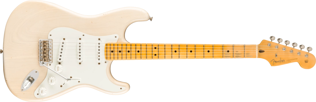 Eric Clapton Signature Stratocaster Journeyman Relic, Maple Fingerboard with Hardshell Case - Aged White Blonde