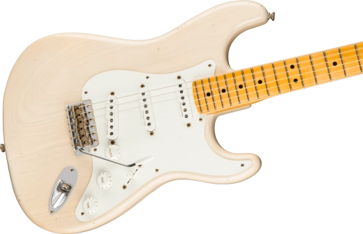 Eric Clapton Signature Stratocaster Journeyman Relic, Maple Fingerboard with Hardshell Case - Aged White Blonde