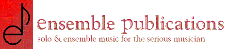 Ensemble Publications - Blue Topaz Pederson Trombone basse solo et sextuor de trombones (septuor de trombones) Partition matresse et partitions individuelles