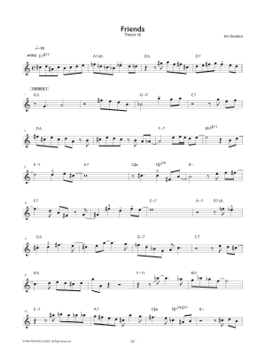 Jazz Conception  - Snidero - Alto/Baritone Saxophone - Book/Audio Online