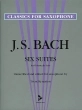 Advance Music - Six Suites for Violoncello Solo: Transcribed and Edited for Saxophone - Bach\/Kynaston - Saxophone - Book