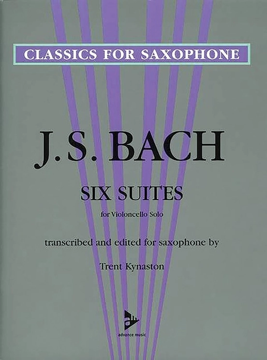 Six Suites for Violoncello Solo: Transcribed and Edited for Saxophone - Bach/Kynaston - Saxophone - Book