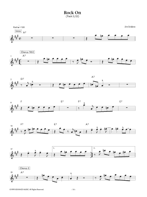 Easy Jazz Conception  - Snidero - Alto Saxophone - Book/Audio Online