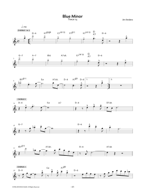 Jazz Conception Tenor & Soprano Saxophone - Snidero - Tenor/Soprano Saxophone - Book/Audio Online