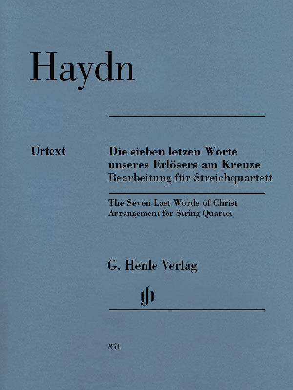 The Seven Last Words of Christ, Hob. XX/1B - Haydn/Heitmann - String Quartet - Parts Set