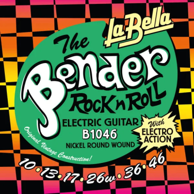 B1046 Bender Electric Guitar String Set - Regular Tension