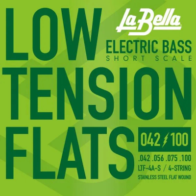 Low Tension Flats Bass String Set - Short Scale