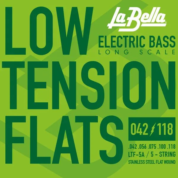 Low Tension Flats Bass 5-String Set - Standard Scale