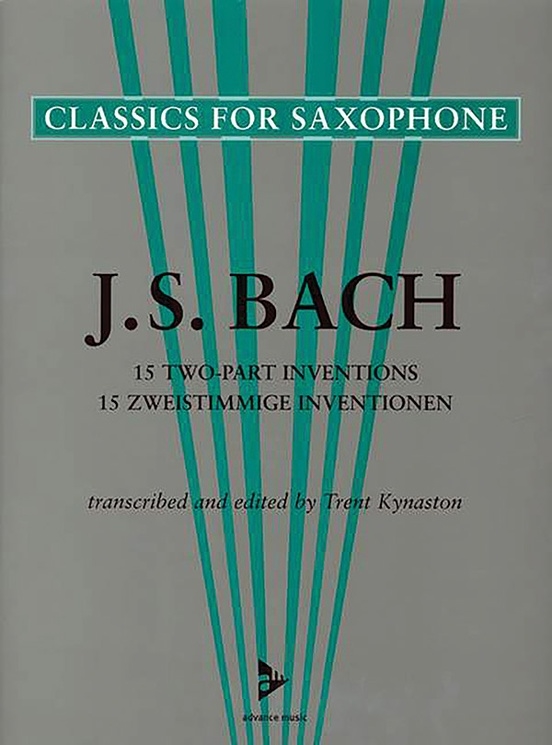 15 Two-Part Inventions (15 Zweistimmige Inventionen) - Bach/Kynaston - Saxophone Duet - Score