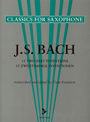 15 inventions  deux voix (15 Zweistimmige Inventionen) Bach, Kynaston Duo de saxophones Partition matresse