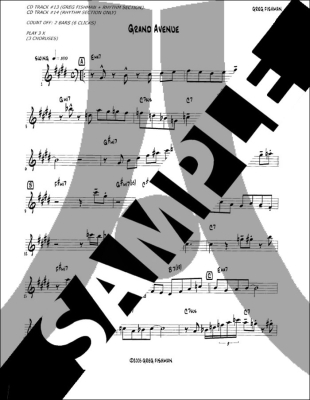 Jazz Saxophone Etudes Fishman Saxophone Livre avec 2CD