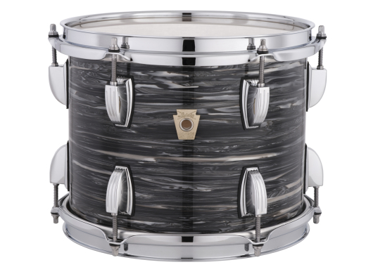 Ludwig Drums - Classic Maple 8x10 Tom, Large Classic Lug - Black Oyster