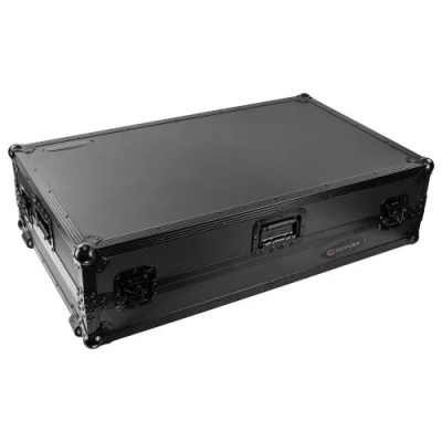XDJ-XZ Black Label Glide Style Case with Wheels and 1U Rack