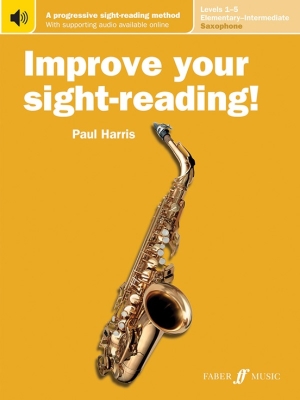 Faber Music - Improve Your Sight-Reading! Saxophone, Levels 1-5 (Elementary to Intermediate) - Harris - Saxophone - Book/Audio Online