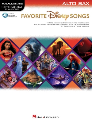 Hal Leonard - Favorite Disney Songs: Instrumental Play-Along - Alto Saxophone - Book/Audio Online