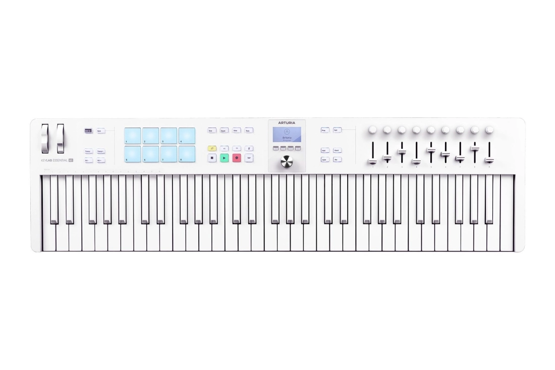 Keylab Essential MK3 61-Key Controller - Alpine White