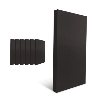 DIY Panel Kit with 2\'\' Mineral Fabric - Black (6-Pack)