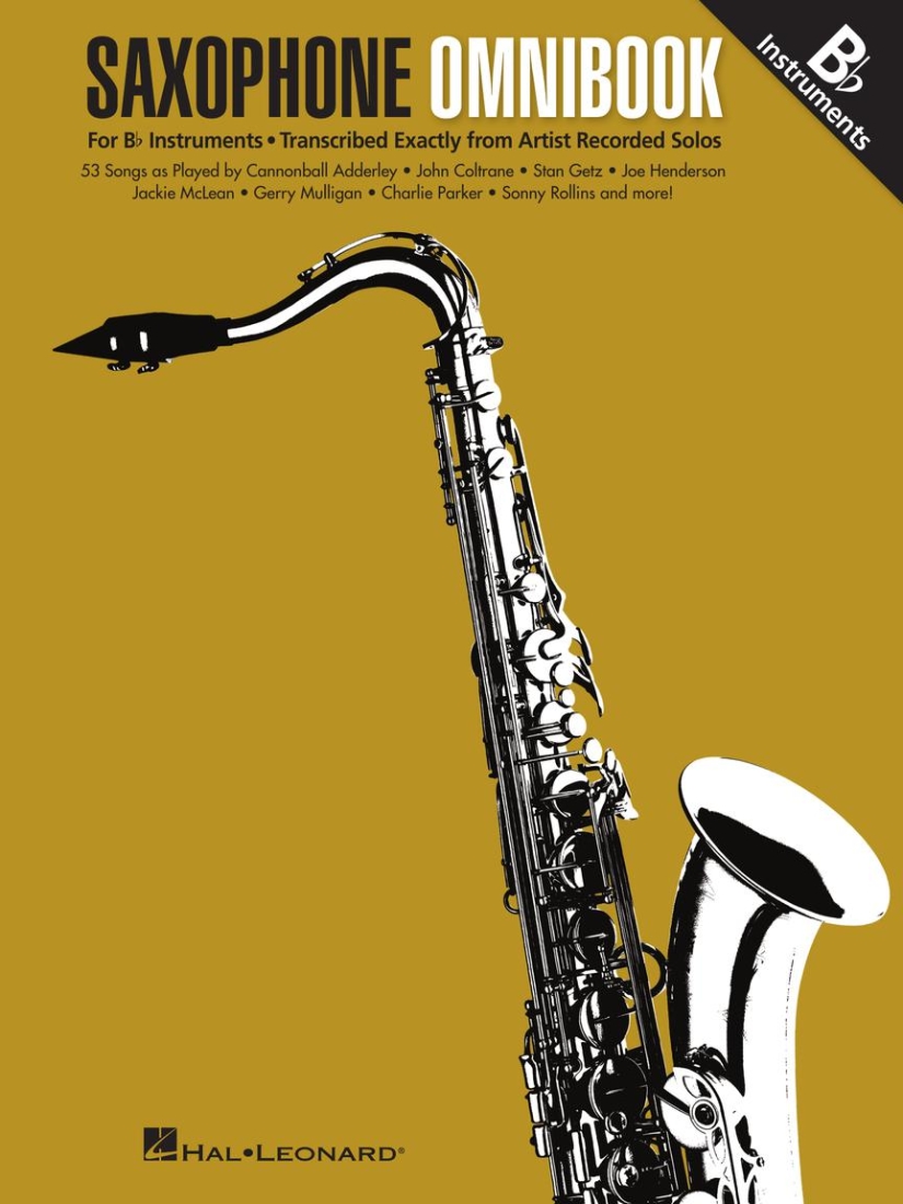 Saxophone Omnibook for B-Flat Instruments - Tenor/Soprano Saxophone - Book