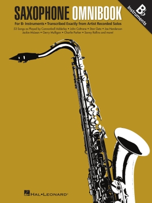 Hal Leonard - Saxophone Omnibook, pour instruments en sibmol Saxophone tnor ou soprano Livre