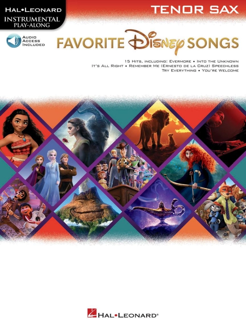 Favorite Disney Songs: Instrumental Play-Along - Tenor Saxophone - Book/Audio Online