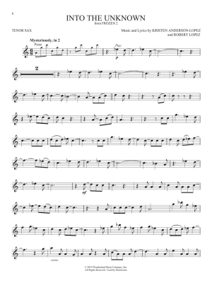 Favorite Disney Songs: Instrumental Play-Along - Tenor Saxophone - Book/Audio Online