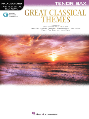 Hal Leonard - Great Classical Themes: Instrumental Play-Along - Tenor Saxophone - Book/Audio Online