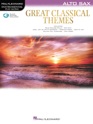 Hal Leonard - Great Classical Themes: Instrumental Play-Along - Alto Saxophone - Book/Audio Online