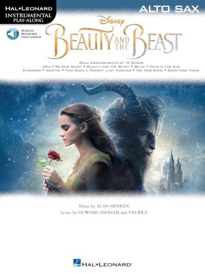 Beauty and the Beast: Instrumental Play-Along - Menken/Rice/Ashman - Alto Saxophone - Book/Audio Online