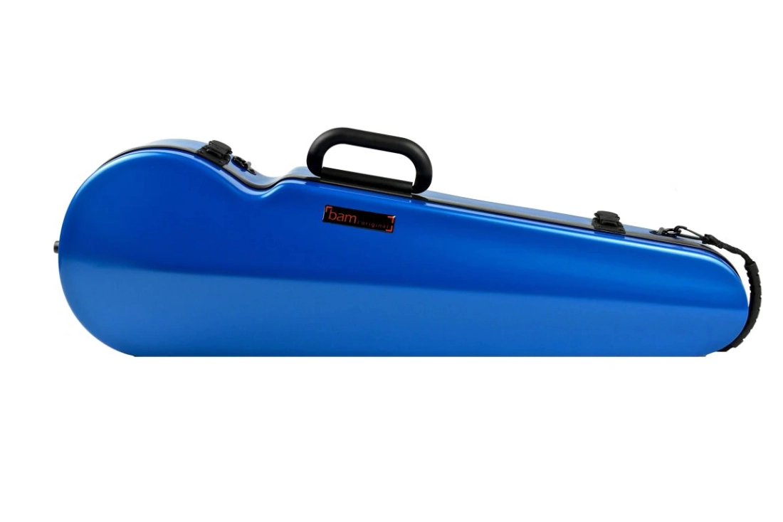 Hightech Contoured Violin Case - Azure Blue