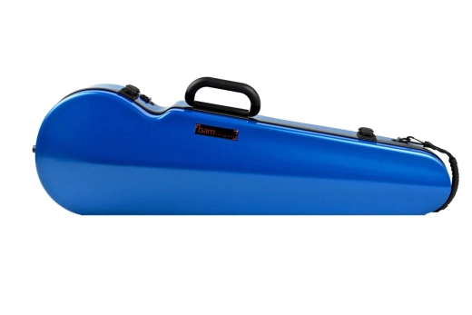 Bam Cases - Hightech Contoured Violin Case - Azure Blue