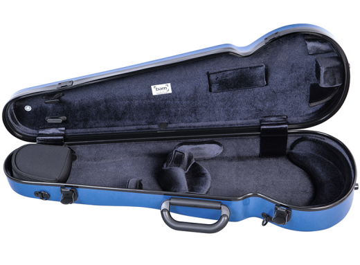 Hightech Contoured Violin Case - Azure Blue