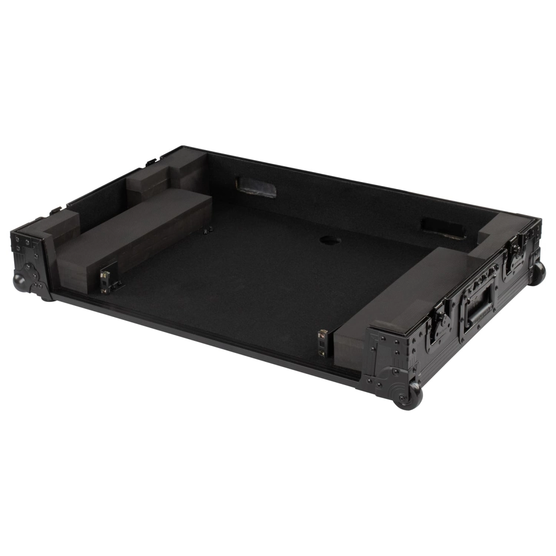 Black Label DDJ-FLX10 1U Flight Case with Corner Wheels