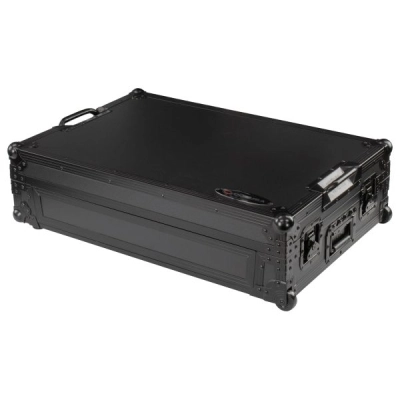 Black Label DDJ-FLX10 1U Flight Case with Corner Wheels