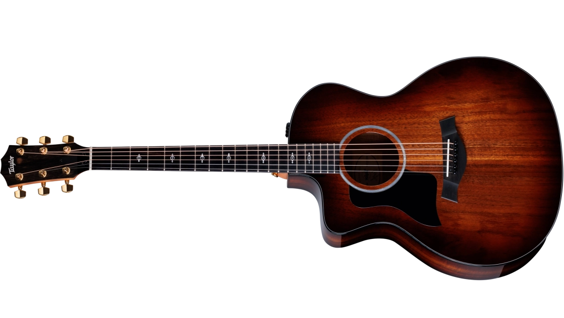 224ce-K DLX Grand Auditorium Koa Acoustic/Electric Guitar with Hardshell Case - Left-Handed