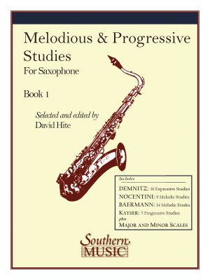 Southern Music Company - Melodious and Progressive Studies, Book 1 - Hite - Saxophone - Book