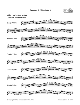Scales and Arpeggio, 2epartie Harle Saxophone Livre