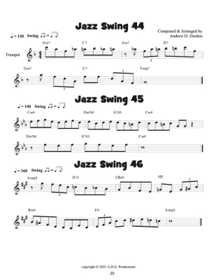 100Ultimate Jazz Riffs for Trumpet Gordon Trompette Livre avec fichiers audio en ligne