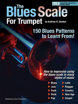 The Blues Scale Book for Trumpet - Gordon - Trumpet - Book/Audio Online