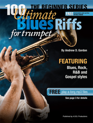 100Ultimate Blues Riffs for Trumpet (srieBeginner) Gordon Trompette Livre avec fichiers audio en ligne